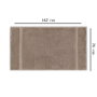 Mijölnir Fancy Toalla de Baño Visón Algodón Lyocell 550 gr/m² 76 x 142 cm